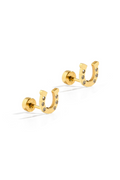 Horseshoe Screwback Stud Earrings