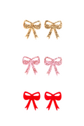 Sophia Bow Earrings by Linny Co