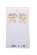 Sophia Bow Earrings by Linny Co