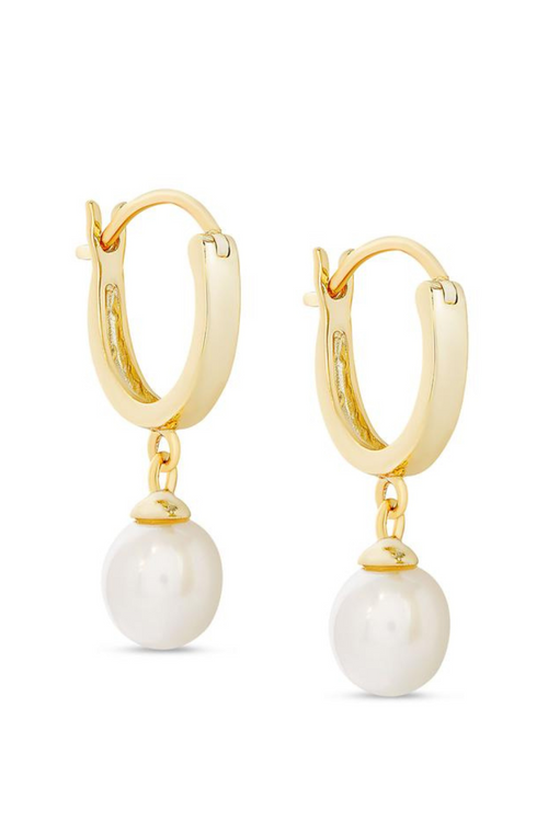Freshwater Pearl Dangle Earrings by Lily Nily