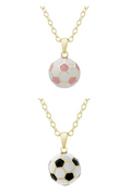 Soccer Ball Necklace by Lily Nily