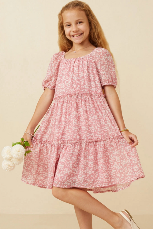 Amelia Floral Tiered Dress