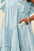 Charlotte Ruffled Eyelet Dress