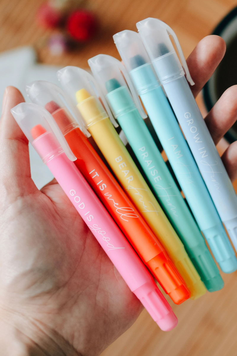 Pastel Bible Highlighter Set