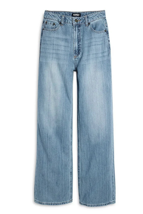 Girls Brooklyn Denim in Light Wash by Katie J