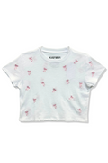 Girls Embroidered Bow Fearless Tee by Katie J