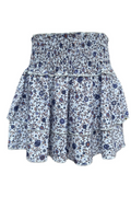 Scottie Skirt in Forget Me Not Floral by PLEAT