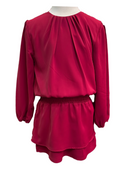 Ruby Dress in Ruby Red by PLEAT