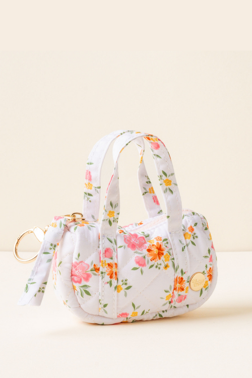 Itty Bitty Duffle Bag Charm-Endless Daydream Cream