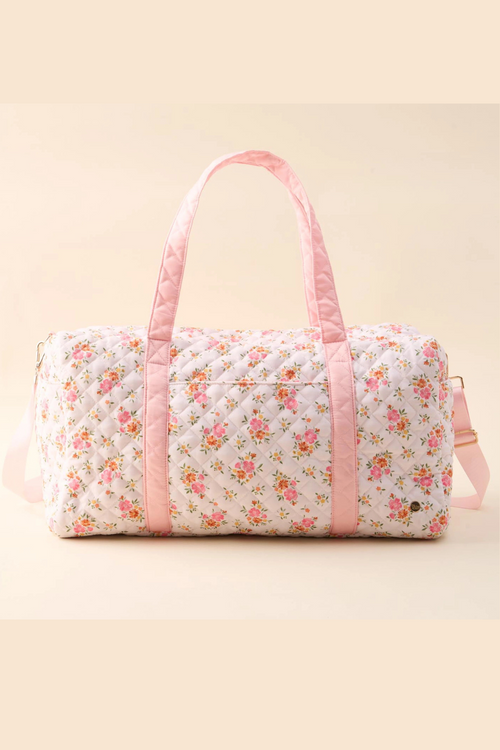 On-The-Go Quilted Weekender Bag-Endless Daydream Cream