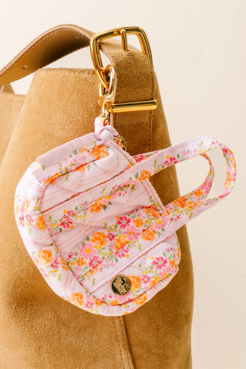 Itty Bitty Duffle Bag Charm-Petal Parade Pink