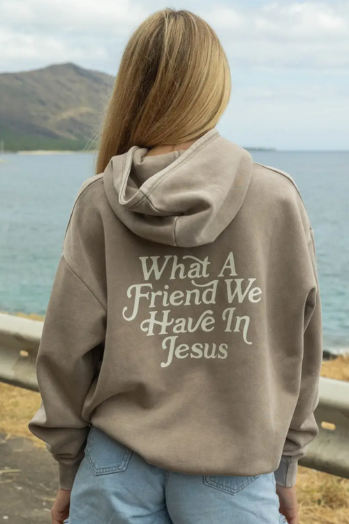 What A Friend in Jesus Hoodie by Elevated Faith