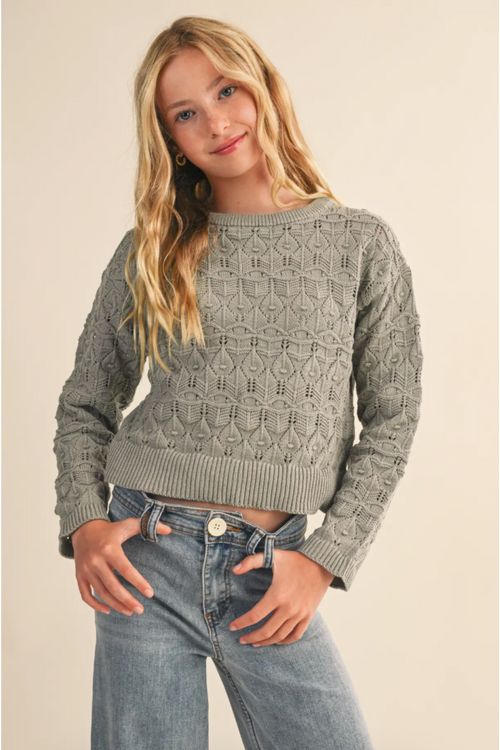 Amy Pointelle Sweater