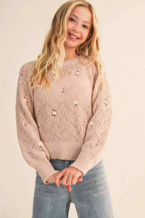 Cara Floral Sweater