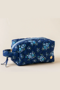 Endless Daydream Navy Quilted Cosmetic Bag