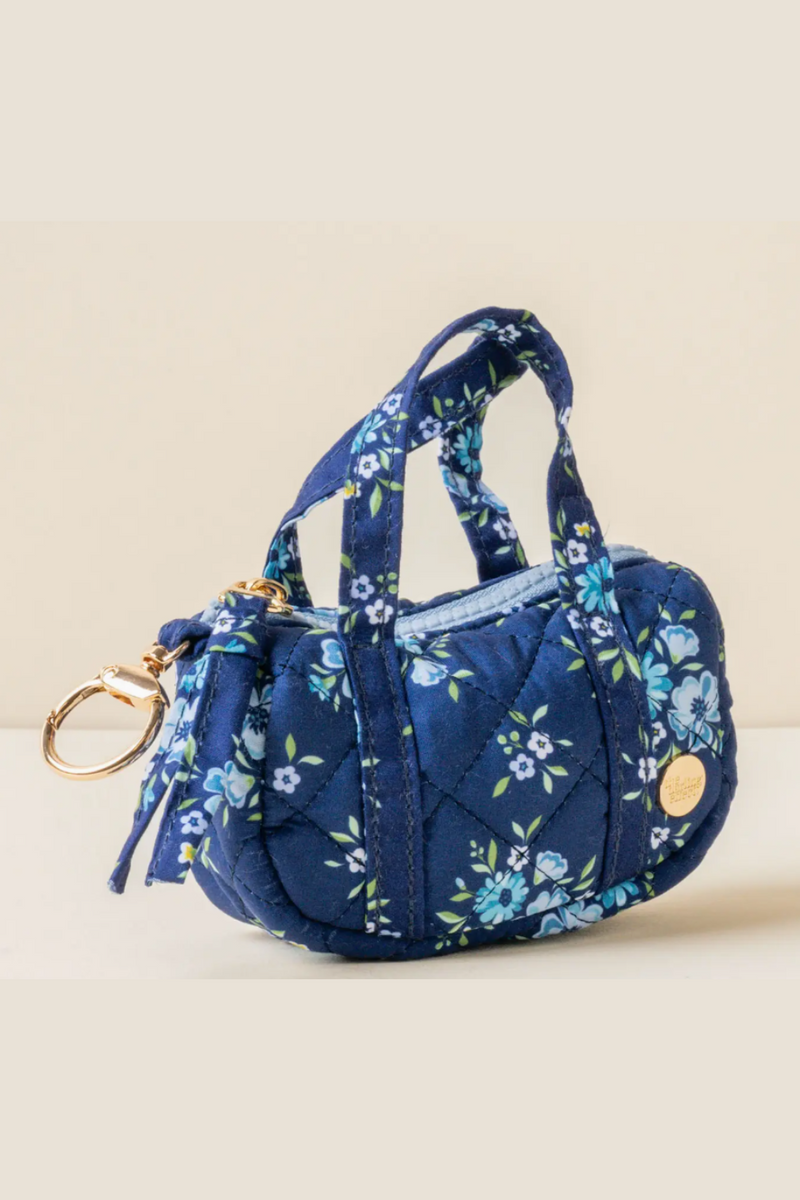 Itty Bitty Duffle Bag Charm-Endless Daydream Navy