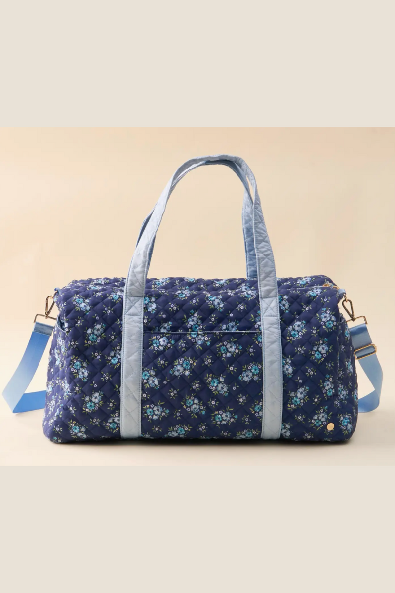 On-The-Go Quilted Weekender Bag-Endless Daydream Navy