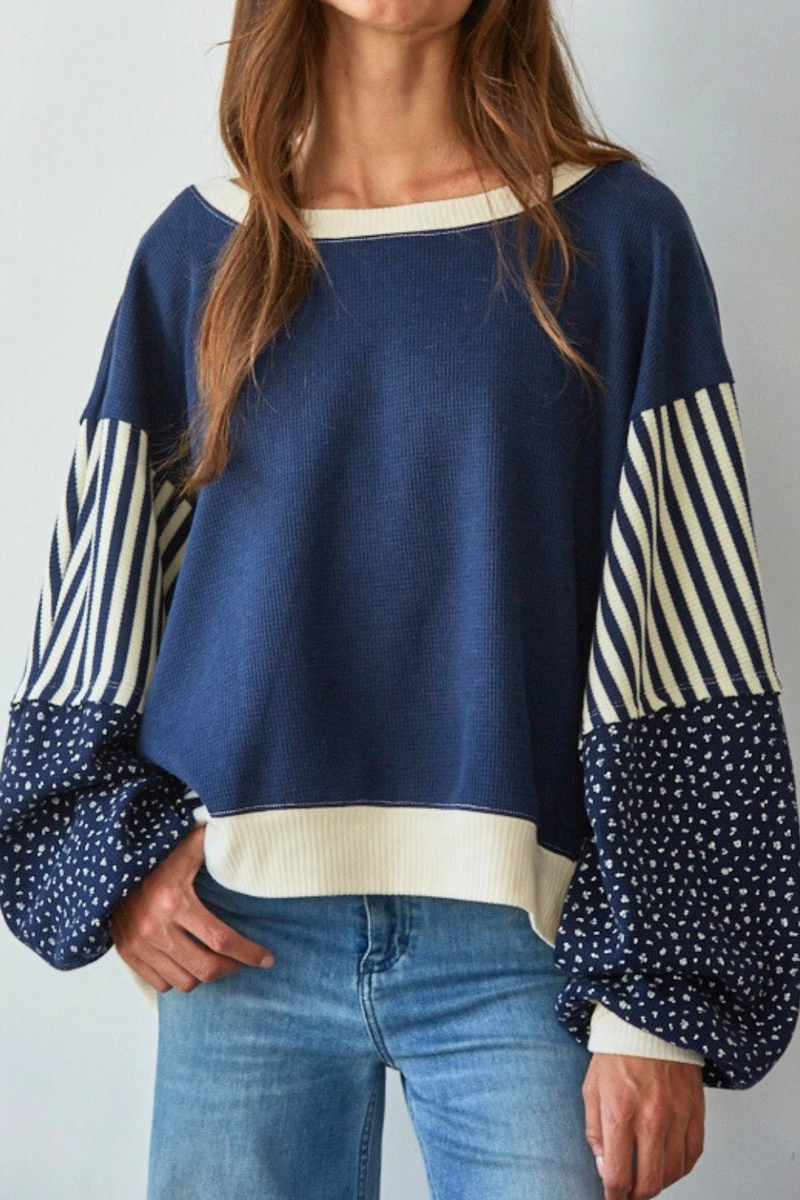 Braleigh Patchwork Top from By Together