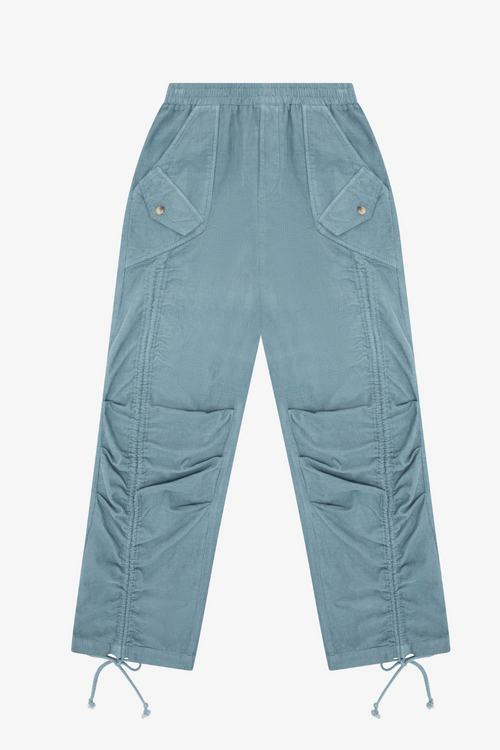Corduroy Utility Ruched Pant By TENLY