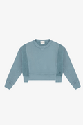Cotton Fleece Reverse Insert Sweater By TENLY
