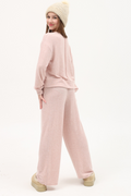 Hacci Jersey Cropped Split Neck Tunic By TENLY