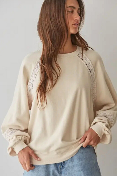 Gina Lace Detail Top