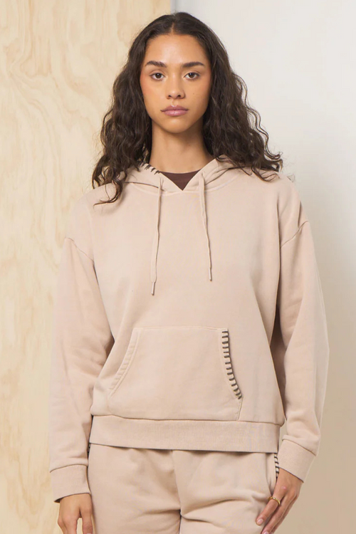 Garment Dyed Hoodie w/Stitching Detail by Vintage Havana