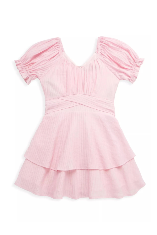 Juniors Delilah Dress in Pink by Katie J