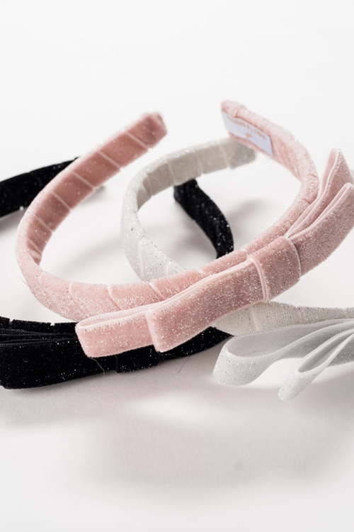 Sparkle Velvet Bow Headband