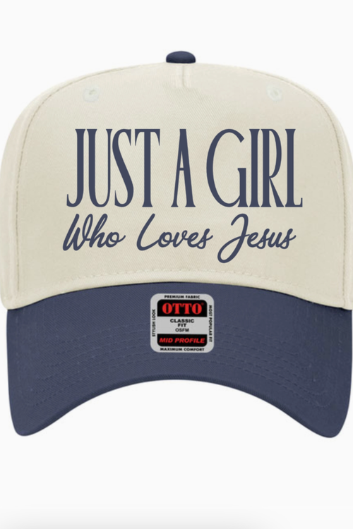 Just A Girl Who Loves Jesus Trucker Hat