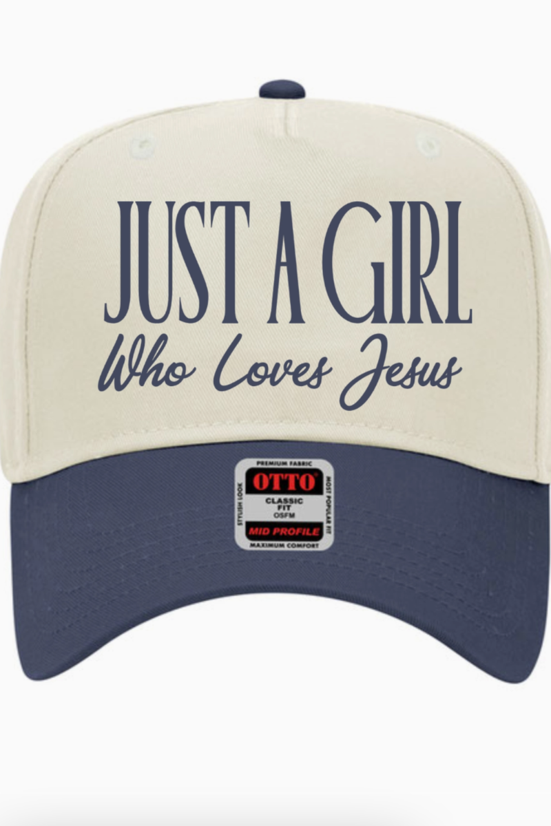 Just A Girl Who Loves Jesus Trucker Hat