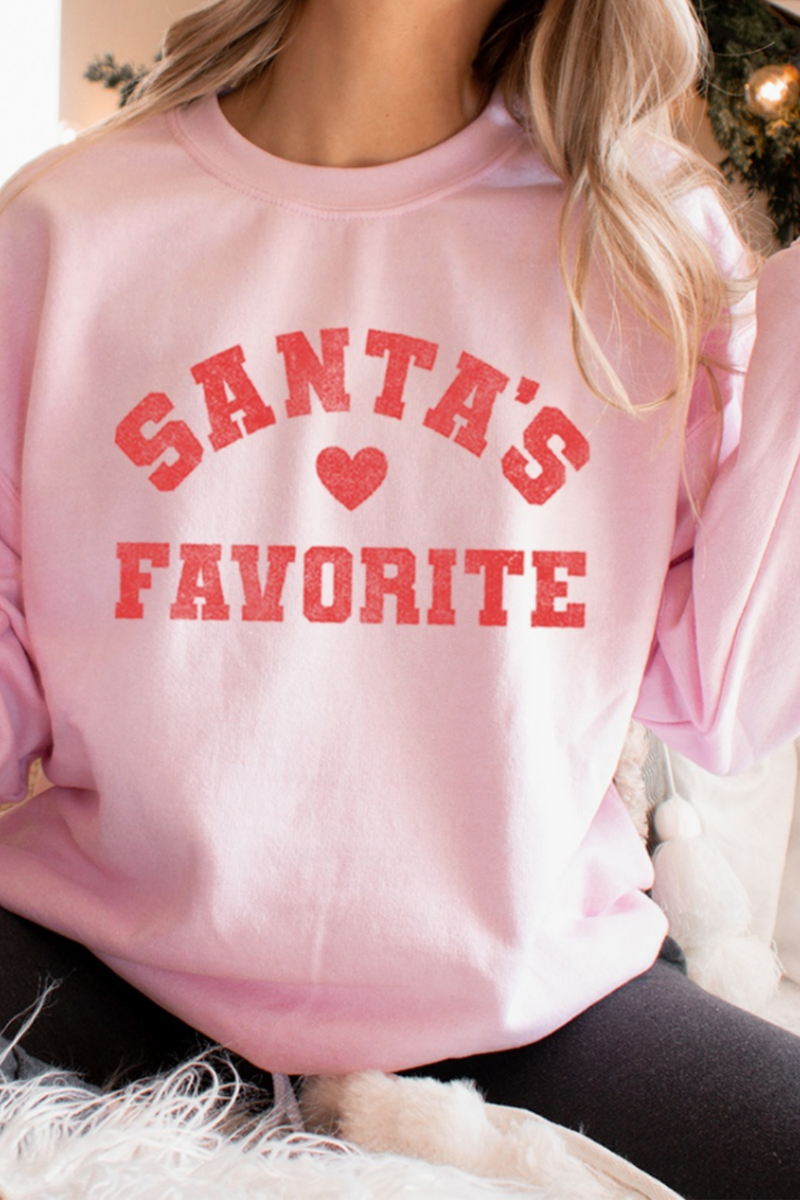 Santas Favorite Christmas Sweatshirt
