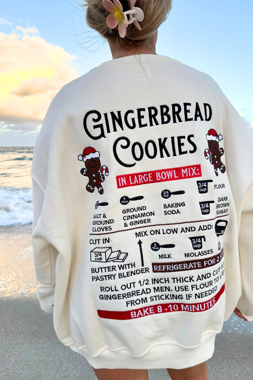 Sunkissed Coconut Gingerbread Recipe Sweatshirt