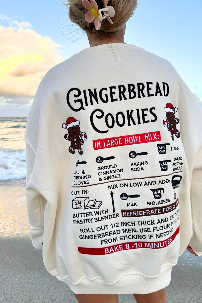 Sunkissed Coconut Gingerbread Recipe Sweatshirt