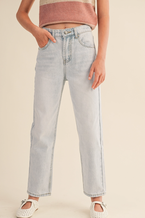 Farrah Straight Leg Denim Pants