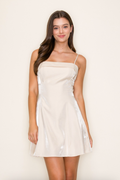 Taylor Tie Bow Detail Mini Dress