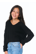 The Cozy Crop Sweater by Malibu Sugar