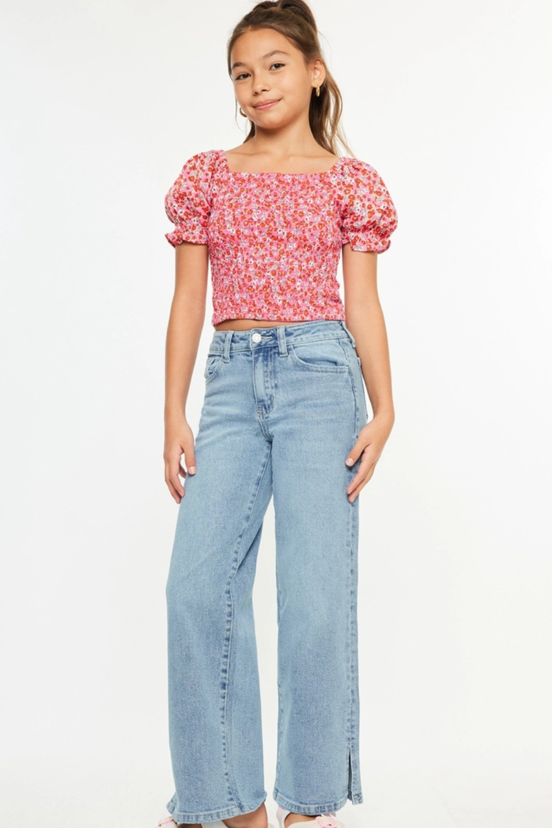 KanCan Girls Wide Leg Jean