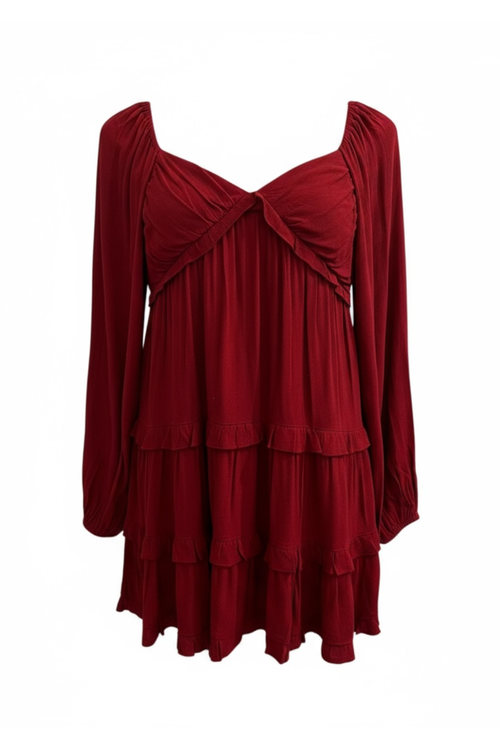 Juniors Annalise Dress in Mulberry by Katie J NYC