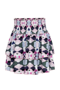 Scottie Skirt in Magenta Inkblot by PLEAT