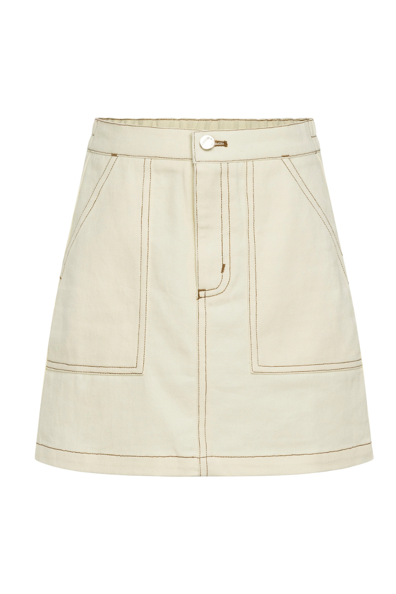 Sydney Skirt in Tan by PLEAT
