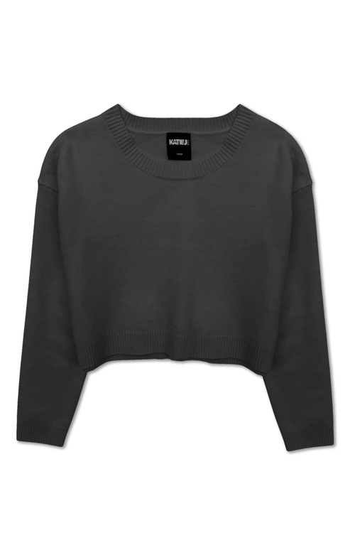Girls Marlena Sweater in Black by Katie J NYC