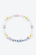 Jesus Saves Letter Bracelet by Elevated Faith