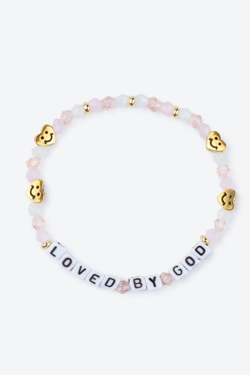 Loved by God Letter Bracelet by Elevated Faith