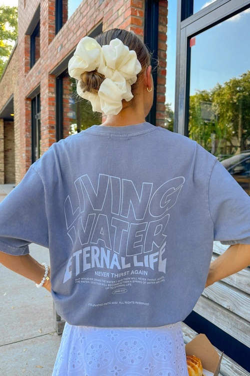 Living Water Unisex Tee by Elevated Faith