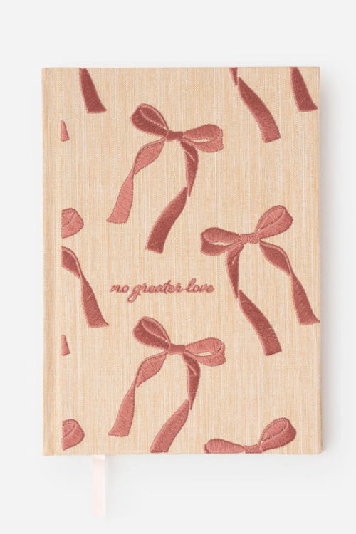 No Greater Love Embroidered Journal by Elevated Faith