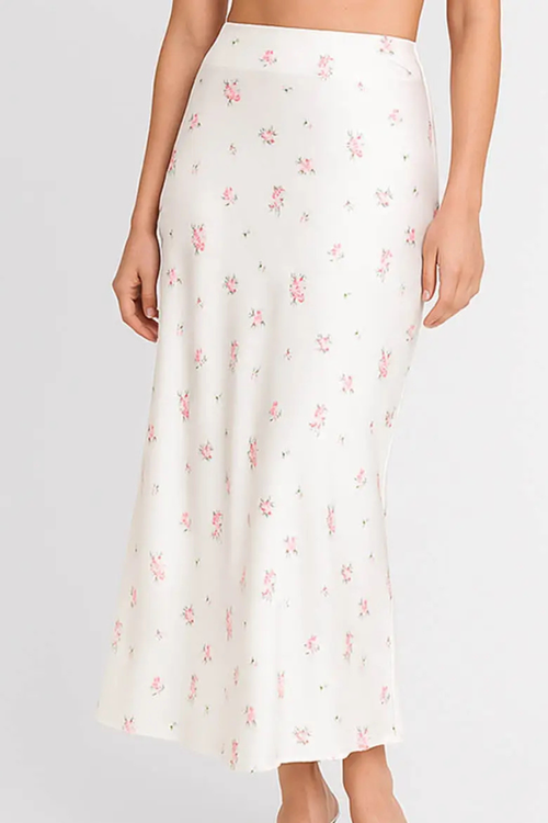 Keily Satin Maxi Skirt