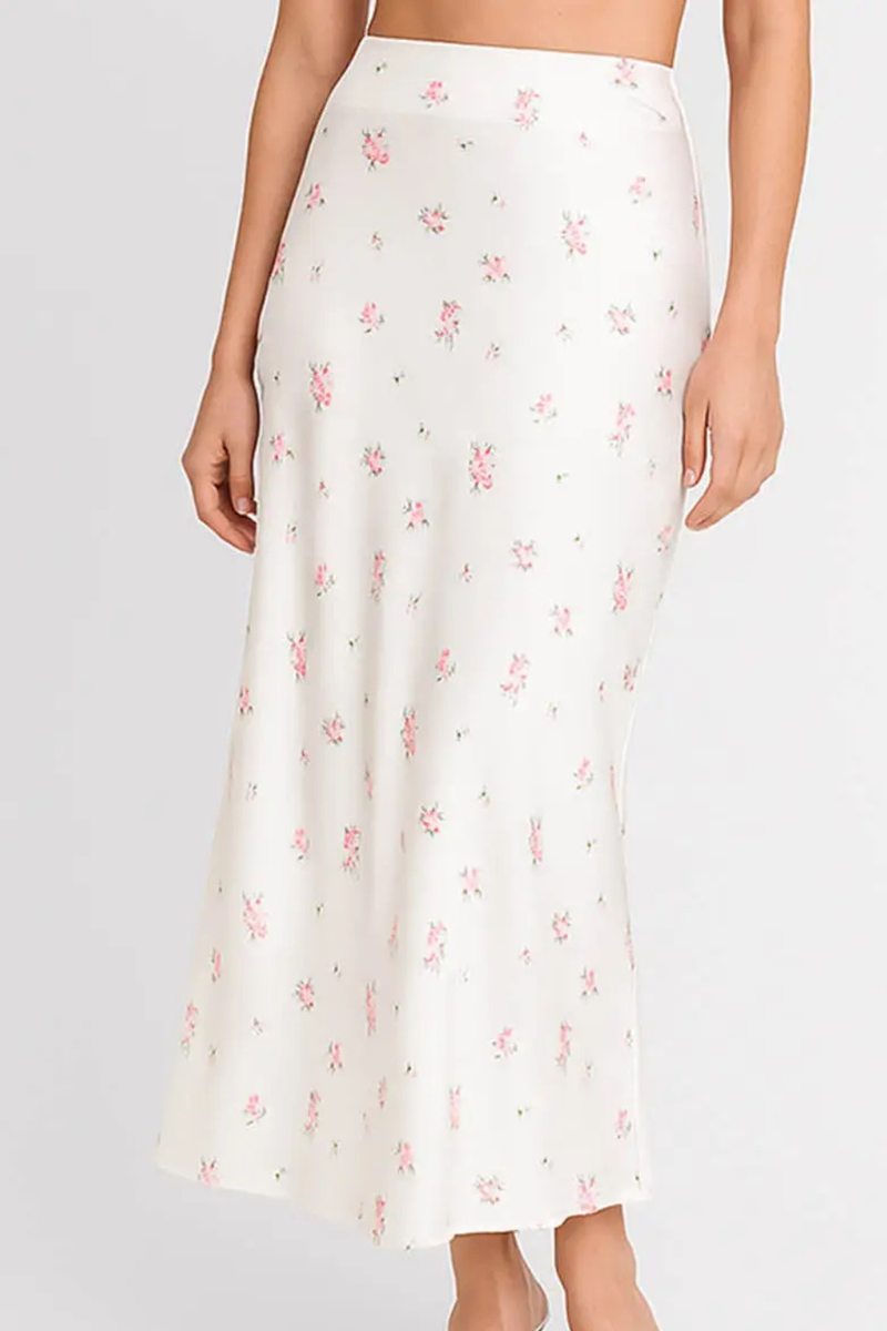 Keily Satin Maxi Skirt