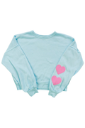 Hearts Relaxed Fit Pullover by T2Love