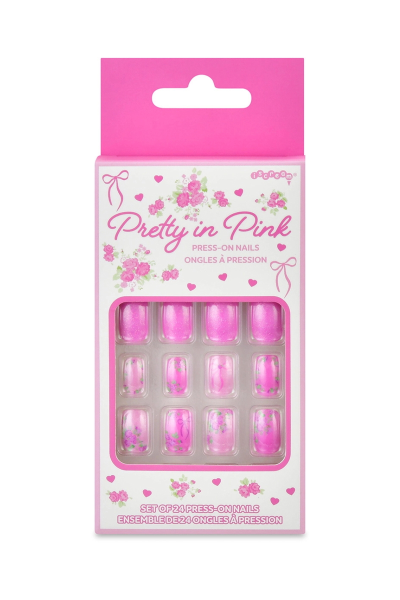 Pretty in Pink Press On Nail Set by iScream